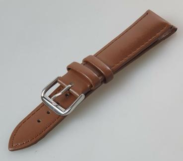 Leder Uhrenband hellbraun, Stegbreite: 12 mm