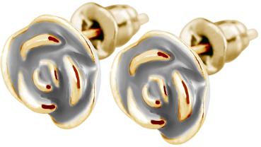 Preview: Cham Cham Ohrstecker, Goldfarbig/Mehrfarbig, VE 3 Stück