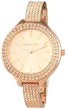 Excellanc Damenuhr mit Metallarmband