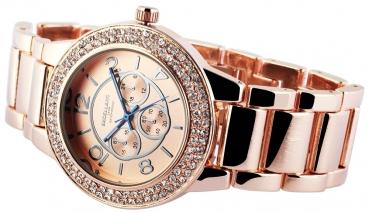 Excellanc Damenuhr mit Metallarmband