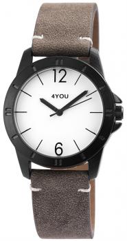4You Damenuhr mit Kunstlederband