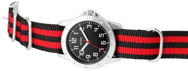 Preview: 4You Unisexuhr mit Textilarmband