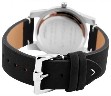 Preview: 4You Damenuhr mit Echtlederarmband