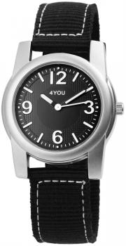 Preview: 4You Damenuhr mit Textilarmband