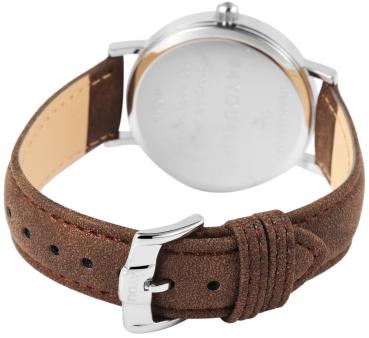 Preview: 4You Unisexuhr mit Kunstlederband