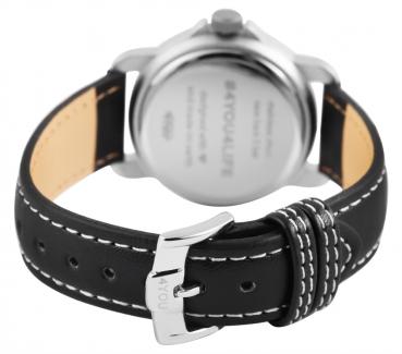 Preview: 4You Herrenuhr mit Kunstlederband