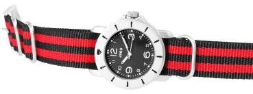 Preview: 4You Unisexuhr mit Textilarmband