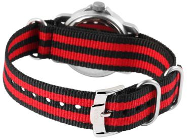 Preview: 4You Unisexuhr mit Textilarmband