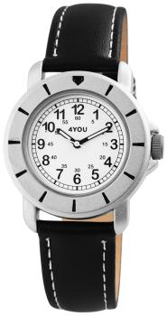 4You Herrenuhr mit Kunstlederband