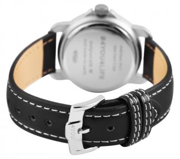 Preview: 4You Herrenuhr mit Kunstlederband