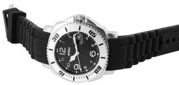 Preview: 4You Unisexuhr mit Silikonarmband