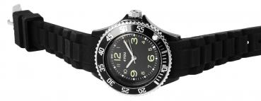 Preview: 4You Damenuhr mit Silikonarmband