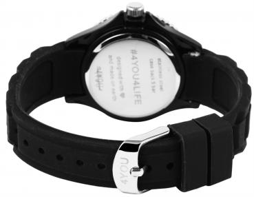 Preview: 4You Damenuhr mit Silikonarmband