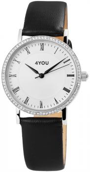 Preview: 4You Damenuhr mit Kunstlederband