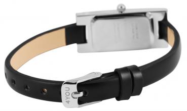 Preview: 4You Damenuhr mit Kunstlederband