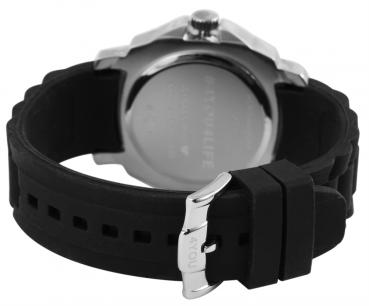 Preview: 4You Herrenuhr mit Silikonarmband