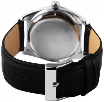 Akzent Herrenuhr mit Kunstlederband