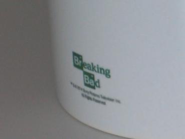 Preview: Kaffeebecher "Los Pollos Hermanos" 11 fl oz. Keramik weiß, offizielles Lizenzprodukt in der OVP