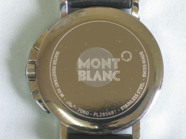 Preview: Montblanc Summit Steel XL Chrono Herrenarmbanduhr, Ref. 7060 mit original Box und Papieren