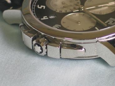 Preview: Montblanc Summit Steel XL Chrono Herrenarmbanduhr, Ref. 7060 mit original Box und Papieren