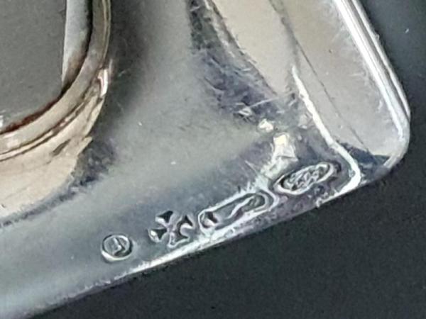 Vintage Zigarrenabschneider "Guillotine" aus 925er Sterlingsilber, Donatus Solingen, Gewicht: 60g