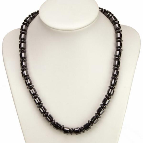 Magnetkette, 8mm, Schwarz, Länge 45 cm
