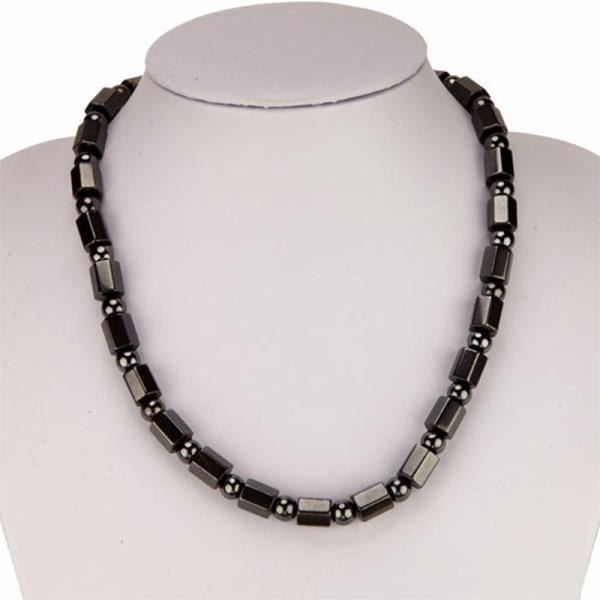 Magnetkette, 8mm, Schwarz, Länge 45 cm, Modell 2