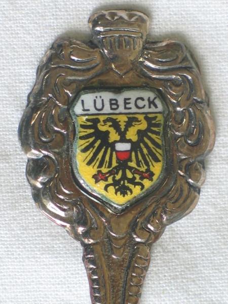 Sammellöffel "Lübeck", 100er versilbert, Länge: 12,0 cm, Gewicht: 13,1g