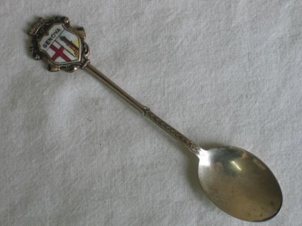 Sammellöffel "Genova", Silber 800er, Länge: 10,0 cm, Gewicht: 9,4g