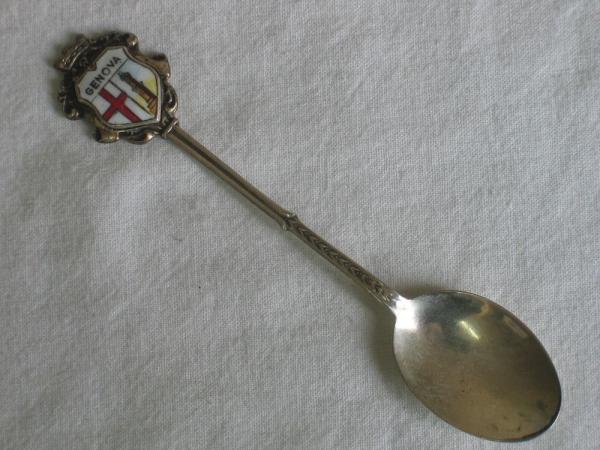 Sammellöffel "Genova", Silber 800er, Länge: 10,0 cm, Gewicht: 9,4g