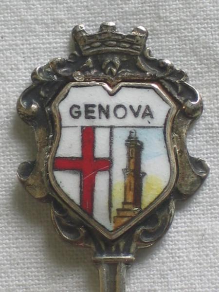 Sammellöffel "Genova", Silber 800er, Länge: 10,0 cm, Gewicht: 9,4g