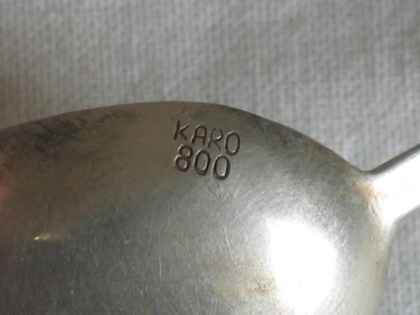 Sammellöffel "Landeck i.T.", Silber 800er, Länge: 10,5 cm, Gewicht: 9,1g