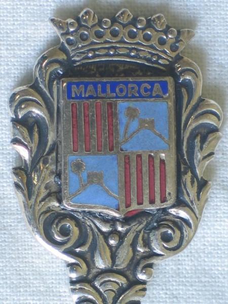 Sammellöffel "Mallorca", versilbert, Länge: 10,5 cm, Gewicht: 12,2g