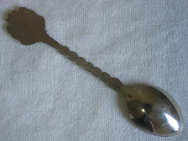 Sammellöffel "Heidemuseum Wilsede", versilbert, Länge: 11,5 cm, Gewicht: 14,8g