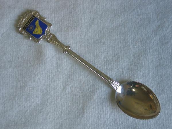 Sammellöffel "Tenerife", versilbert, Länge: 9,3 cm, Gewicht: 7,7g