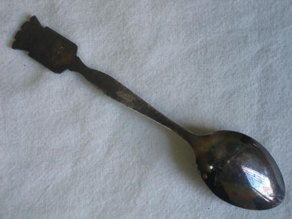 Sammellöffel "Wilhelmshaven", versilbert, Länge: 10,7 cm, Gewicht: 10,6g