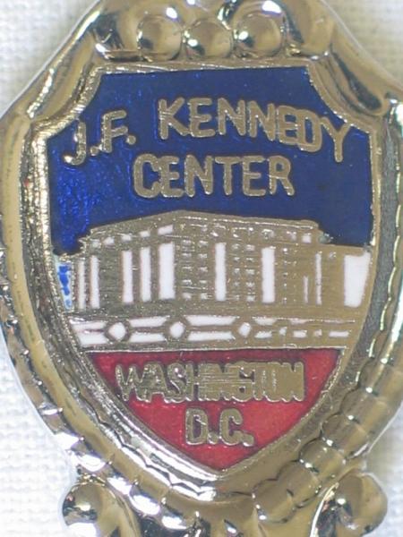 Sammellöffel "J.F. Kennedy Center Washinton D.C. USA", Länge: 11,0 cm, Gewicht: 12,1g