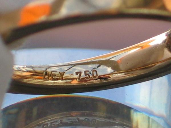 Diamantsolitär mit 0.20 ct. aus 750er Gold, Größe: 62, Gewicht: 8,9g