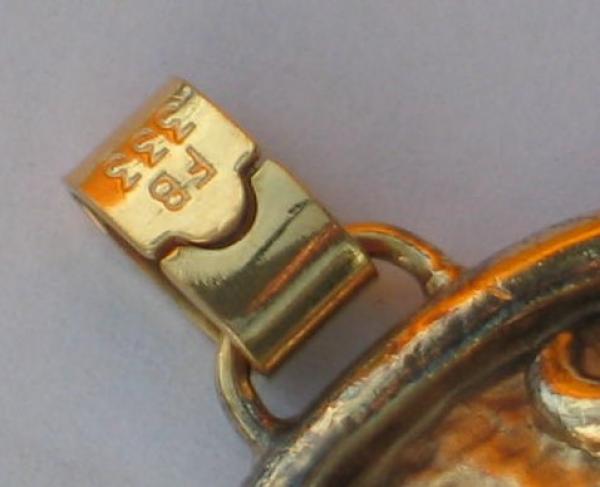 Sternzeichenanhänger "Stier", 333er Gold, Gewicht: 6,8g