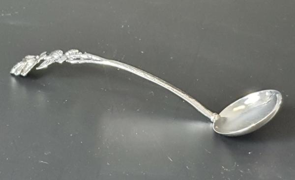 Vintage: Hildesheimer Rose Löffel für Konfitüre o.ä. aus 800er Silber, Gewicht: 17,3g