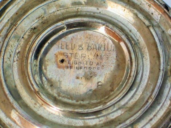 Vintage "Reed & Barton" Salz & Pfefferstreuer, 925 Sterlingsilber, USA