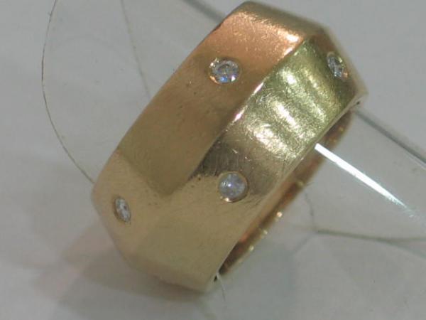 Exclusiver Diamantring aus 750er Gold mit 0.20 ct, Größe: 52, Gewicht: 11,0g