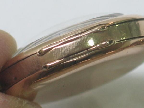 Vintage: Rolex Damenuhr um 1910 mit Goldarmband, 375er Gold, Handaufzug