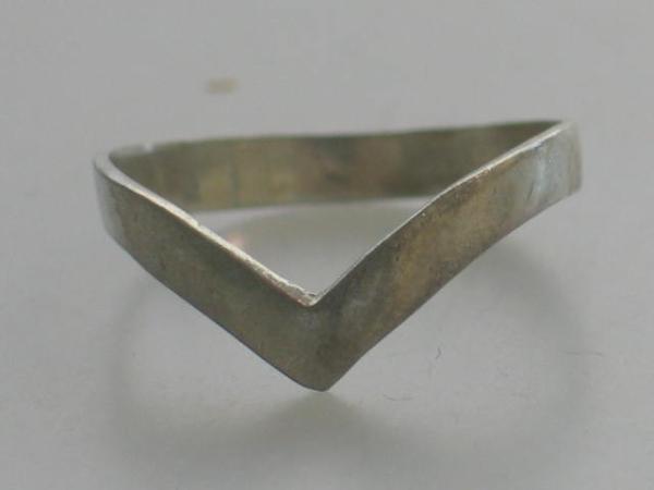 Ring aus 925er Sterlingsilber, Größe 56, Gewicht: 1,4g