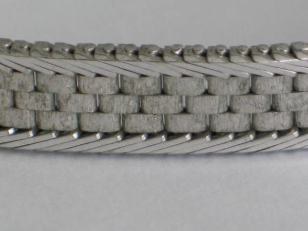 Silberarmband aus 835er Silber, Länge 19,0 cm, Gewicht: 20,0g