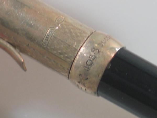 Vintage Lalex 1938 Drehbleistift, 925er Sterlingsilber, Länge 11,5 cm