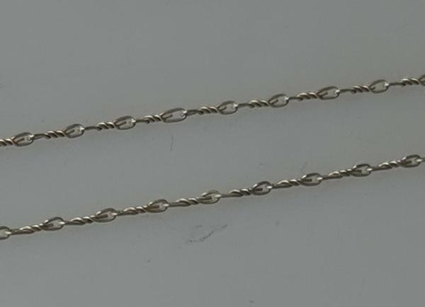 Feine Kette im "Zaundraht" Design aus 800er Silber, Länge: 55,0 cm, Gewicht: 2,7g