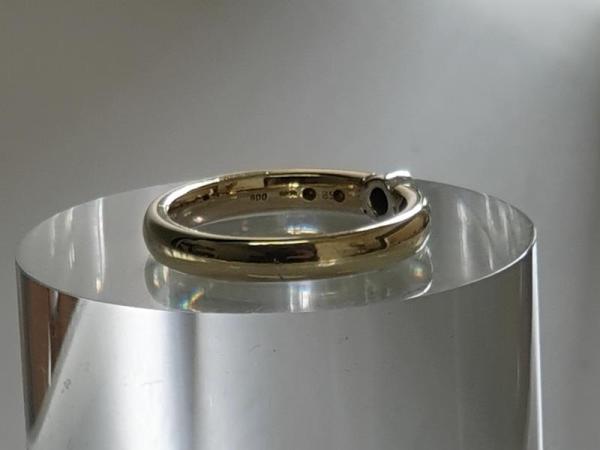 Diamantring mit 5 Diamanten aus 585er Gold, Größe 56, Gewicht: 5,0g