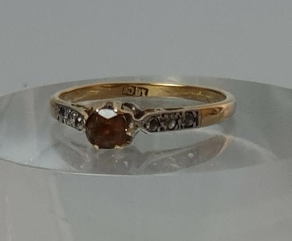 Turmalin/Spinell Ring aus 750er Gold, Gr. 55, Gewicht: 2,0g
