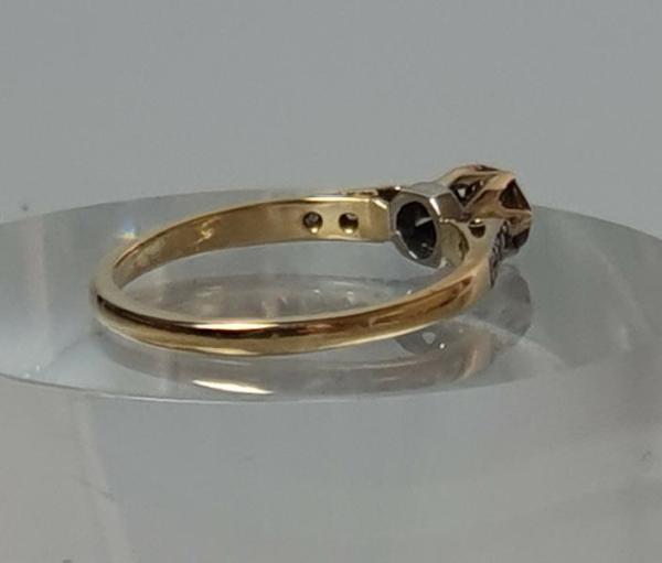 Turmalin/Spinell Ring aus 750er Gold, Gr. 55, Gewicht: 2,0g